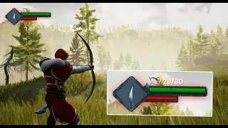 Unreal Bow and Arrow - Arrow Count HUD - UE4 Tutorials #184