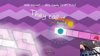 MY HAND IS SO TIRED - Jazz Candy 1.1x - ADOFAI Singletap Speed Trial [Keyboard cam]