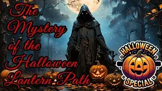 Bedtime Story | The Mystery of the Halloween Lantern Path | Immersive Thunderstorm Ambience
