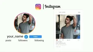 Follow on Instagram Page | Instagram Intro template After effect | Instagram profile intro