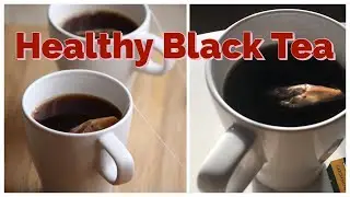 How to Make Healthy Black Tea- Mint Ginger Jaggery Black Tea Recipe