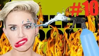 PEOPLE OF BOILER ROOM #10 - MILEY CYRUS, WATER SPRAY & CROWD ON FIRE