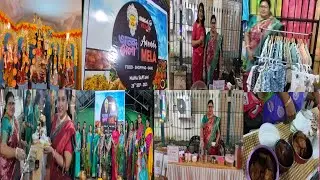 Our Durga Puja Saptami te Ananda Mela for Ladies Group Food stall 🧆🧀🍲🍜 Shopping 🛍️ Game 🎯 etc ll 