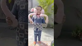 meet performance with ear puff #trendy reel#tendy#cute baby#kids reel