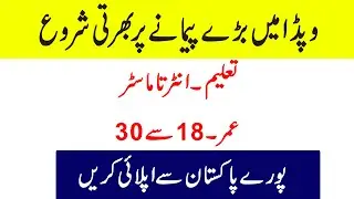 Latest Wapda jobs 2020,New govt wapda jobs.wapda jobs