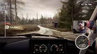 I can feel the dirt in my teeth! 😬🎮🚗💨 EA sports WRC on Direct Drive wheel.
