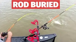 Catfish BURIES Rod at Seneca Lake