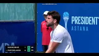 Tennis- Purtseladze gets robbed on a match point with a crazy line call