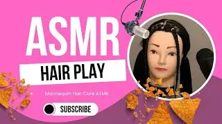 Relaxing Hair Detangling on Mannequin Head