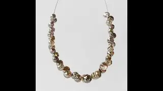 7.89 CT Dark Brown Briolette Diamond Beads: 2.5-5 MM Loose Gemstones