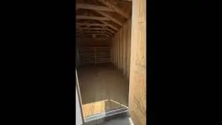 10x16 Utility Shed Charcoal Urethane    SD 480p