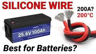 Тест тока 100А 150А 200А | Силиконовый провод 6 AWG Температура