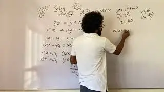 2020 සා පෙළ | ගණිතය | සමගාමී සමීකරණ | 2 පත්&zwj;රය | OL Math | 2nd Paper | Samagami Samikarana Visadima