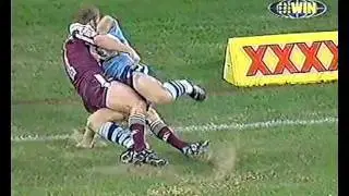 Darren Lockyer's Try Saving Tackle on DeVere