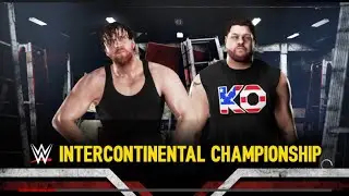 Dean Ambrose Vs Kevin Owens  Intercontinental Championship TLC 2015 Full Match IWWE2K18 PC Gameplay.