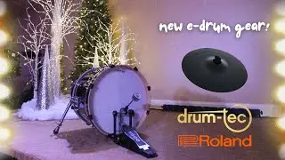 New Gear for our Electronic Drums | Vlog | drum-tec real feel heads | Roland CY-12C-T | Jonah Lawson