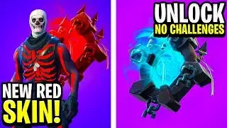 *NEW* LEAKED Red Skull Trooper Skin & How To Get Ghost Portal WITHOUT Completing Challenges