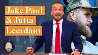 Jake Paul na de winnende race van zijn vriendin Jutta Leerdam | LUBACH