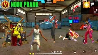 NOOB PRANK 😀 || CUTE GIRL 😘 || FREE FIRE COMEDY PRANK FUNNY GIRL😀