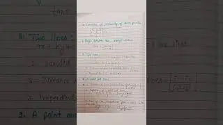 Important straight line formulas part=2#short