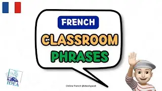 French  Classroom Phrases - Online French 🇫🇷 - Idea iSpeak