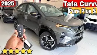 All New Tata Curvv Pure Plus S 2025 Model ₹Price Mileage Features Review & Details 