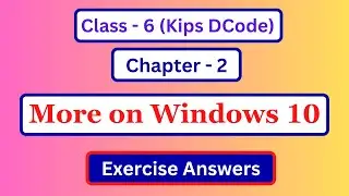 dcode class 6 lesson 2 question answer | class 6 computer chapter 2 exercise answer |decode kips