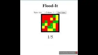 Flood-It 10 second game