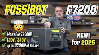 FOSSiBOT F7200 Full Review: Real-World Testing of a 7200W, 240V Portable Power Beast