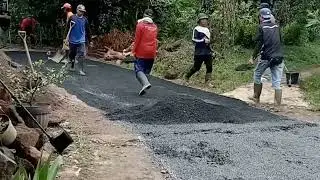 Masih proses perbaikan jln dpn rumah...ngelanjutin vidio yg kmren yah...