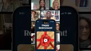 Retirement Video Gift  🤩 #retirementgift #videomaker #bestboss #vidday #retirement #videogift