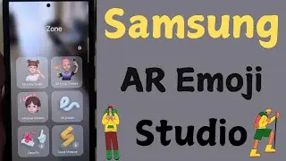 How to Use AR Emoji Studio in Samsung S24 Ultra | Samsung AR Zone