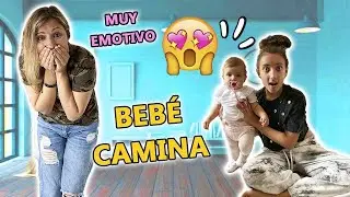 Mi BEBÉ ANDA 👶😍 PRIMEROS PASOS de GISELA 😍 VÍDEO muy EMOTIVO ✨ VLOGS DIARIOS FAMILIA RIKIFAMILY