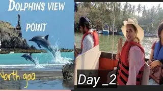 Dolphin Cruise Goa || डॉल्फिन ट्रिप गोवा | Dolphin Ride In Goa || Only Rs. 350 #dolfin