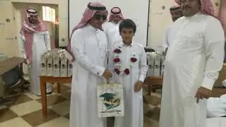 تكريم الطلاب المتخرجين في الصف السادس بالمدرسه السعودية الابتدائية بأملج 1439