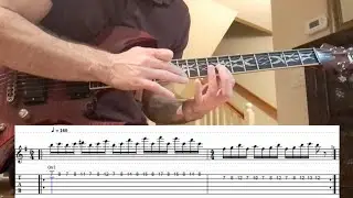 5/4 + 4/4 Simple Tapping Lick (With Tabs)