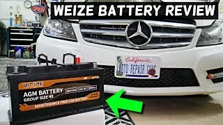 WEIZE H8 H7 H6 Car Battery Product Review Mercedes BMW VW AUDI PORSCHE