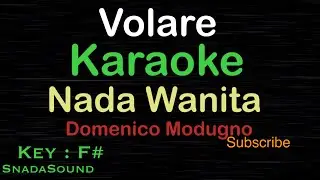 Volare Nel Blu Dipinto Di-Domenico Modugno|Latin|KARAOKE WANITA​⁠-Female-Cewek-Perempuan@UcokkuYasir