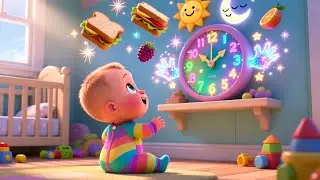 Magic Clock Teaches Time | Fun Learning Song for Kids | Toddler Educational Rhyme