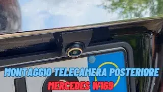 Montaggio telecamera parcheggio Mercedes class A W169 ---ma va bene anche per la tua auto---