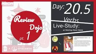 Live Study Day 20.5 Review pt.1: Akamonkai Japanese 12 Week Beginner Course