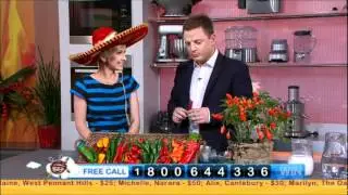 Channel Nine - Gold Week Telethon 2012 - Ben Fordham Chili Eating Challenge (11/6/2012)