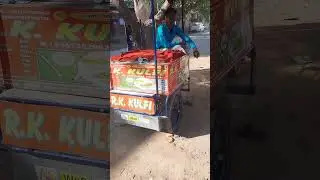 Electric Cycle Rickshaw for Kulfi (Icecream) business.
