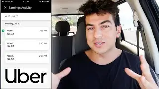 Real Earnings from ONE DAY as a Uber Driver