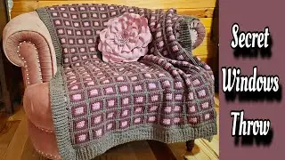 Crochet Blanket Tutorial - Secret Windows