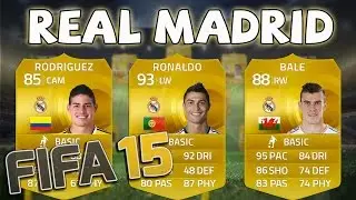 FIFA 15 Squad Builder - REAL MADRID!!! - FIFA 15 Predicted Squad & Player Ratings Prediction