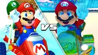 Evolution of Sherbert Land (Mario Kart Double Dash VS Mario Kart 8 Deluxe)