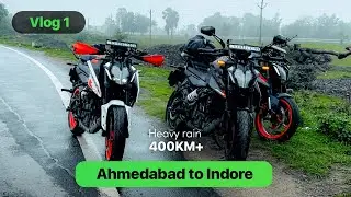 400+ KMs in Heavy Rain! Ahmedabad to Indore on Duke Gen 3