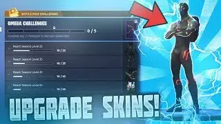 HOW to UPGRADE OMEGA SKIN in FORTNITE! NEW SEASON 4 CHALLENGES + CUSTOMIZE SKINS! (Omega Skin)