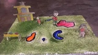 3D Model of Holi celebration by Sikander Poonia